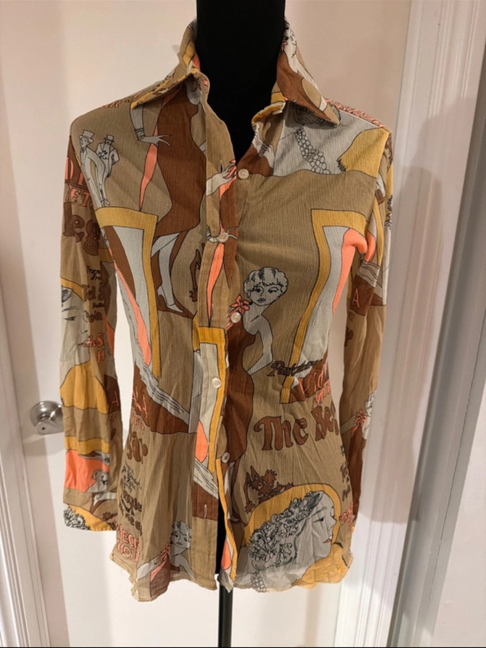 Ultra rare Lady manhattan vintage shirt